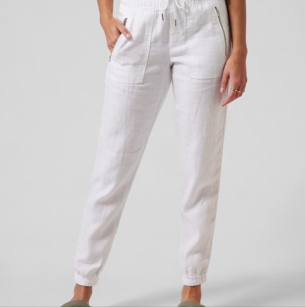 Athleta Cabo Linen Jogger NWOT